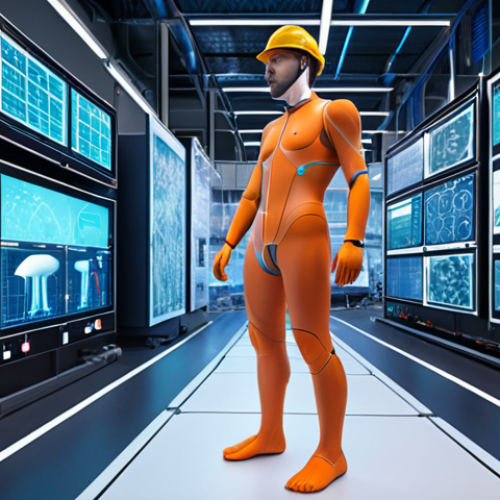 Home 7 A thoughtful Dutch mechanical engineer stands amidst a vibrant, futuristic industrial landscape, depicting key growth sectors. Elements include renewable energy infrastructure (wind turbines, hydrogen plant schematics), advanced robotics, and 3D printing technologies. Holographic data visualizations float around, representing market trends and innovation opportunities. The scene conveys a sense of strategic career planning and the dynamic nature of the high-tech manufacturing industry in the Netherlands. Bright, optimistic lighting. --ar 16:9